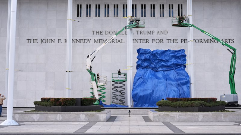 Judge orders Trump to remove his name from Washington’s Kennedy Centre