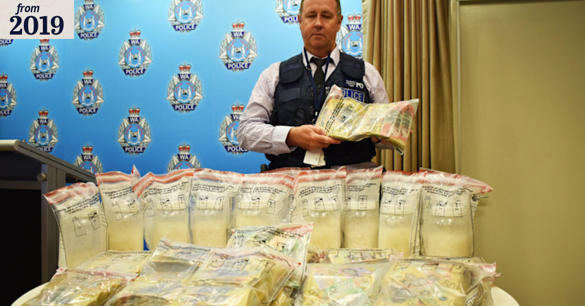 Police raids net big haul of guns, meth and more than a million in cash