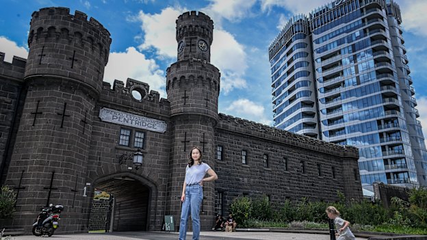 Ellie Meisally, a resident at Pentridge in Coburg. 