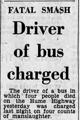 June 1966: a fatal bus crash on the Hume Highway kept the young Barrie Cassidy, working as a telephone exchange operator in Chiltern, north-east Victoria, awake all night before an exam.