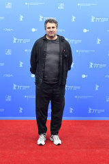 Winner of the Golden Bear for best film director Radu Jude during the 71st Berlinale International Film Festival.