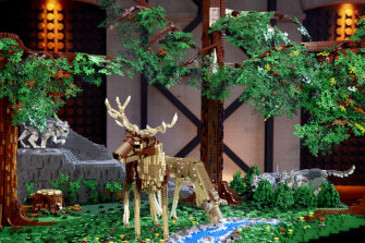 The decision to not use minifigs made “The Forest” a next-level challenge.
