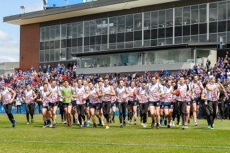Whitten Oval will be transformed into a vaccine hub. 
