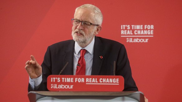 Dogged by accusations of anti-Semtitism: Jeremy Corbyn, leader of the Labour Party. 