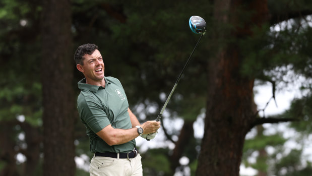Rory McIlroy made a charge during the second round.