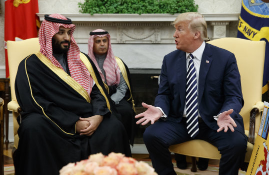 President Donald Trump and Saudi Crown Prince Mohammed bin Salman had breakfast together at the G20.
