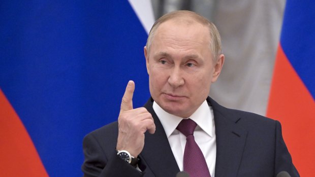 Russian President Vladimir Putin Putin on Monday claimed pro-Russian residents of Ukraine faced “genocide.”  “Neanderthal and aggressive nationalism and neo-Nazism . . . have been elevated in Ukraine to the rank of national policy.”