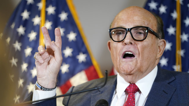 Trump lawyer Rudy Giuliani.