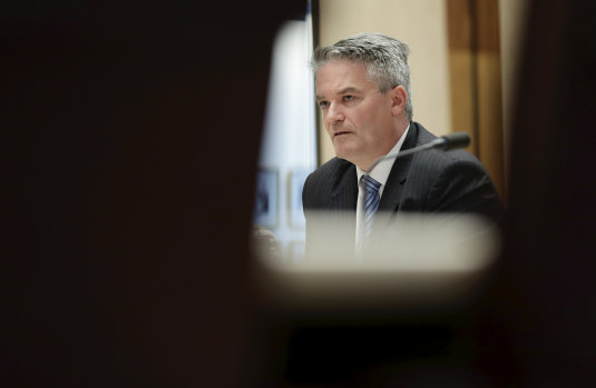 Finance Minister Mathias Cormann.