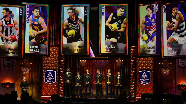The All-Australian side is announced on Wednesday night.