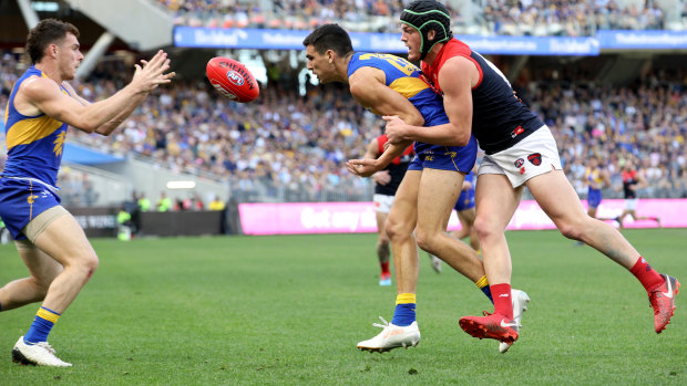Melbourne were too good for West Coast just four weeks ago at Optus Stadium.