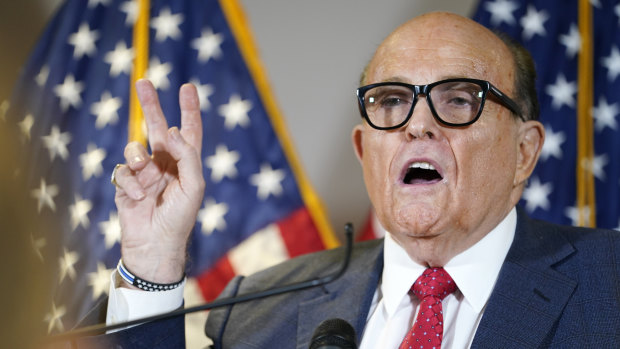 The FBI was told Trump lawyer Rudy Giuliani sought $US2million to liaise with Trump for a pardon. Giuliani disputes it.
