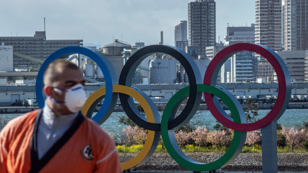 Locals are taking protective measures in Japan for a Games under the cloud of coronavirus.