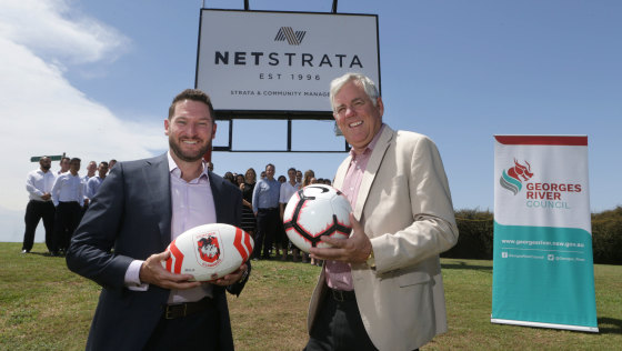 Grounds for concern: A cloud hangs over Network Strata Services' successful bid to win naming rights for Kogarah Oval.
