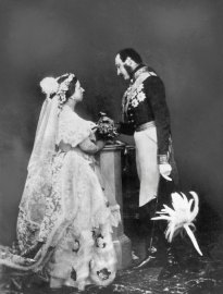 Queen Victoria pictured with husband Prince Albert in 1851. She fell into a deep depression after his death, and sympathised with other sufferers in countless letters, many to people she’d never met. 