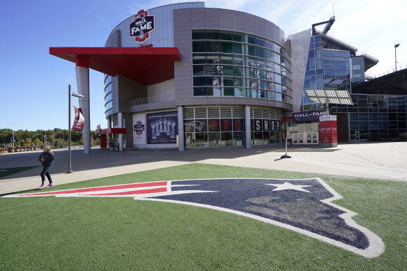 The Patriots shut down their practice facility briefly.
