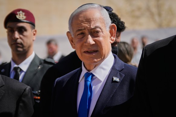 Israeli Prime Minister Benjamin Netanyahu.
