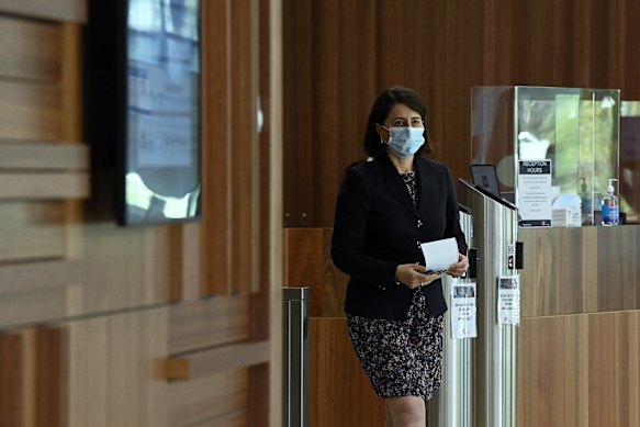 NSW Premier Gladys Berejiklian on Wednesday.