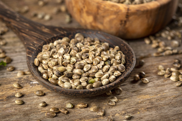 Hemp seeds.