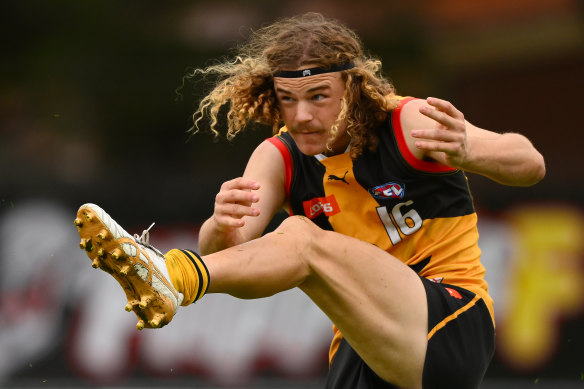 Dandenong’s AFL draft hopeful Harry DeMattia is also an excellent cricketer.