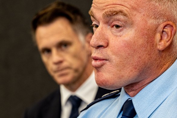 NSW Police Commissioner Mal Lanyon.