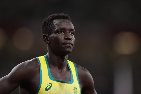 Australian athlete Peter Bol has recorded a positive A-sample to EPO but has denied taking the drug.