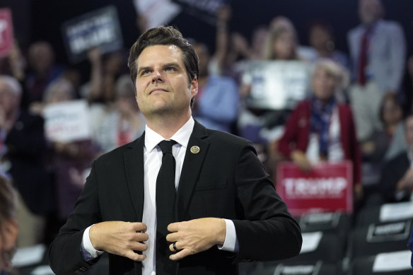 Donald Trump’s controversial pick for US attorney-general, Matt Gaetz, is a strident critic of big tech.