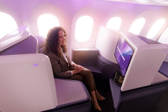Air New Zealand’s Business Premier seat.