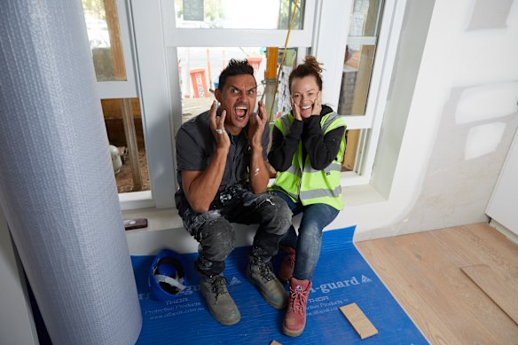 Andy and Deb were contestants on The Block.