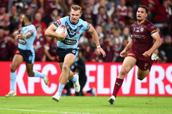 Brad Fittler’s Blues will attempt to complete their clean sweep on Queensland turf.