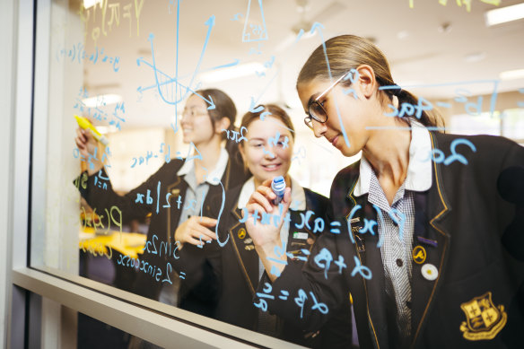 Students who enjoy the maths and feel comfortable in the subject perform better, the report said.
