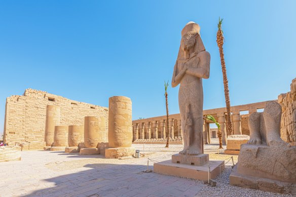 Luxor’s iconic Colossus of Ramesses II … operators are seeing renewed interest in Egypt’s archaeological treasures.
