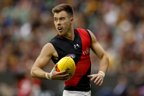 Lead by example: New Essendon captain Zach Merrett.