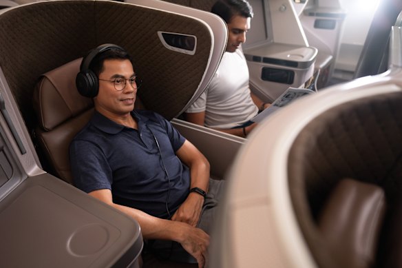 The concept of lie-flat seats is compelling, but the comfort isn’t quite there.
