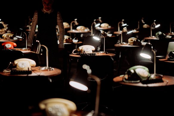 During the performance installation, you’ll get to eavesdrop on a diverse sample of messages.