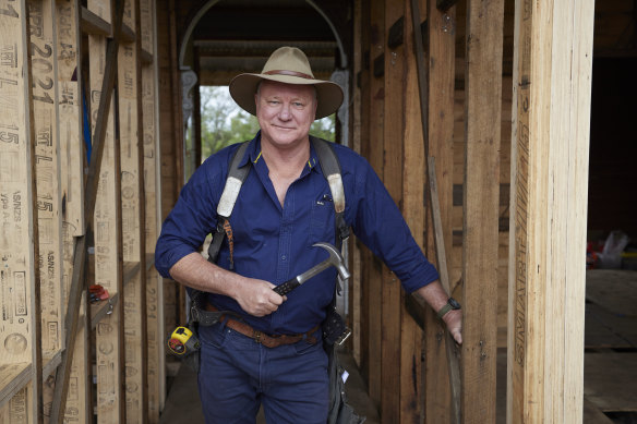 Host Scott Cam gets his hands dirty by restoring a house of his own on the new season of The Block, the first to have a rural location.