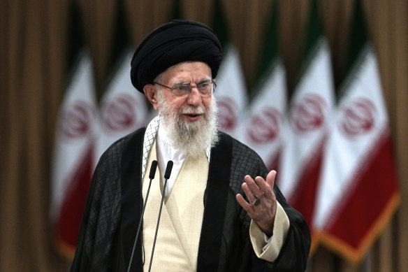 Iranian Supreme Leader Ayatollah Ali Khamenei.