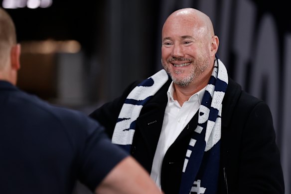 Former Carlton chairman Luke Sayers is being sued for defamation by his estranged wife Cate.