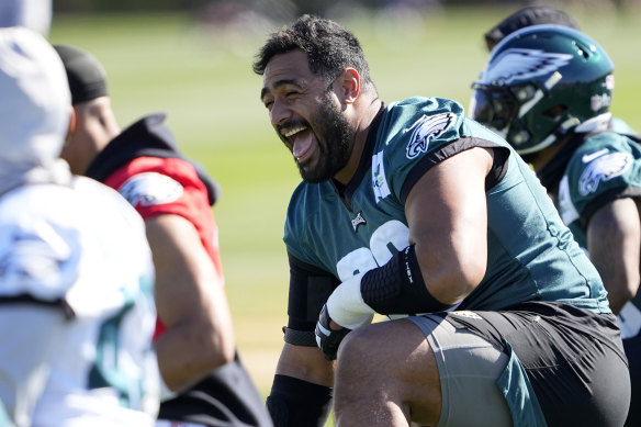 Australian NFL star Jordan Mailata.