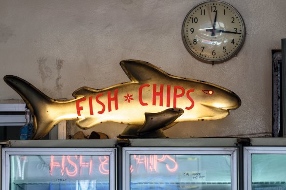 An old fish and chips shop in Northcote evokes nostalgia.