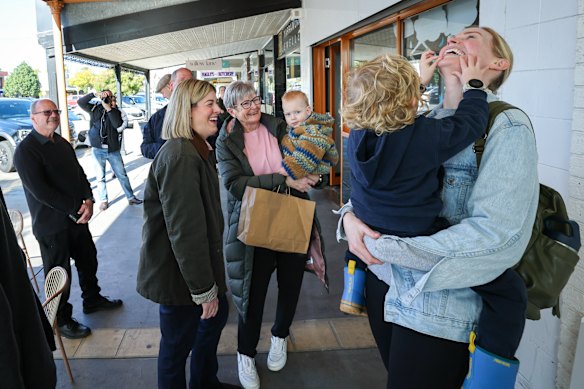 Opposition Leader Jess Wilson was on the streets of Yarrawonga last week as part of a tour of Victorian electorates.