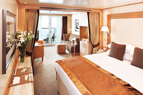 Inside a Veranda suite.