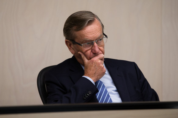 ICAC chief commissioner Peter Hall, QC.