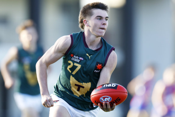 Colby McKercher is Tasmania’s leading AFL draft prospect this year.