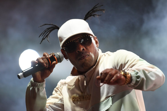 Coolio performing at Groovin The Moo in 2019.