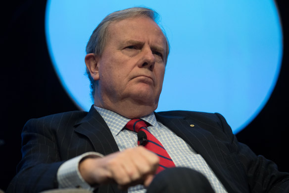 Future Fund chairman and former federal treasurer Peter Costello. 