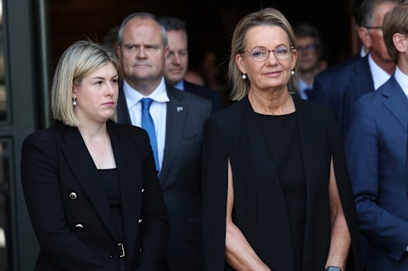 Victorian Opposition Leader Jess Wilson and Leader of the Opposition Sussan Ley