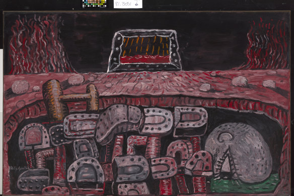 Philip Guston’s Pit (1976) is at the National Gallery of Australia.