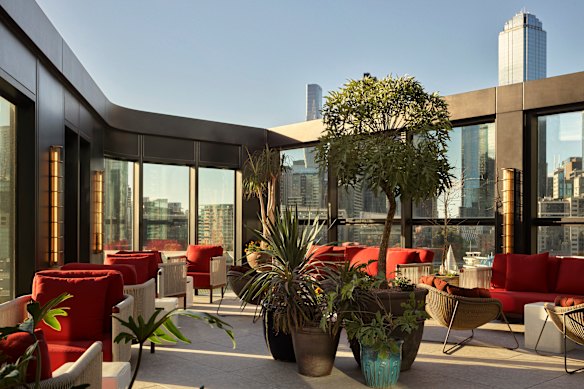 The Terrace Lounge balcony.