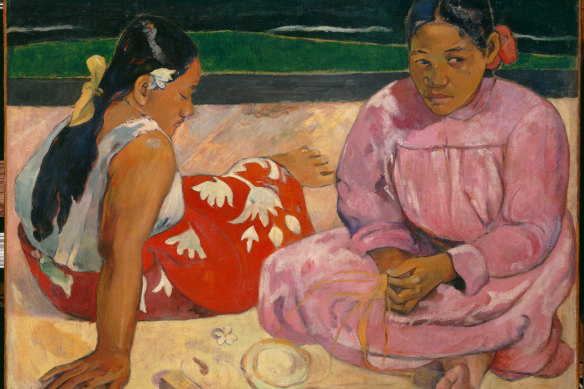 Paul Gauguin’s Tahitian Women on the Beach, 1891.